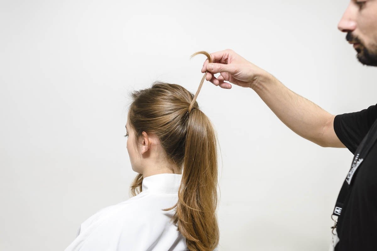 Ponytail Bouffante Tutorial Step 6 Kerastase